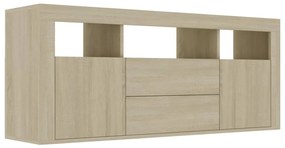 vidaXL Έπιπλο Τηλεόρασης Sonoma Δρυς 120 x 30 x 50 εκ. από Επεξ. Ξύλο