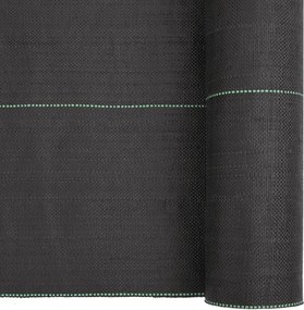 vidaXL Μεμβράνη Εδαφοκάλυψης Μαύρη 2x50 μ. από Πολυπροπυλένιο