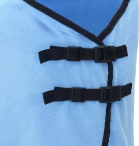 vidaXL Σαμάρι Ίππου Σκούρο Aqua 105 cm Πολυεστέρας