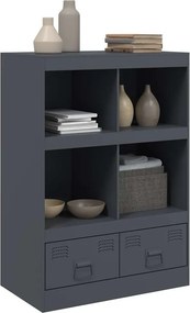 vidaXL Ντουλάπι Ανθρακί 67 x 39 x 95 εκ. από Ατσάλι
