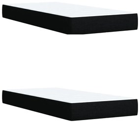 ΚΡΕΒΑΤΙ BOXSPRING ΜΕ ΣΤΡΩΜΑ ΜΑΥΡΟ 200X200 ΕΚ. ΥΦΑΣΜΑΤΙΝΟ 3285403