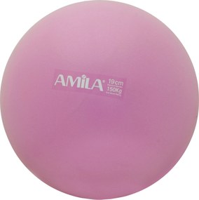 Amila Μπάλα Pilates 19cm Ροζ, bulk (95806)