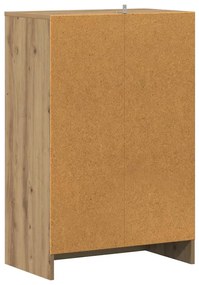 vidaXL Παπουτσοθήκη Αρτισιανή Δρυς 60x35x92 εκ. Επεξεργασμένο Ξύλο