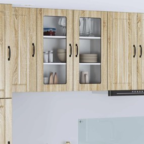 vidaXL Ραφιέρα τοίχου LUCCA Sonoma Δρυς 80 x 31 x 80 εκ.