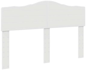 vidaXL Σκελετός Κρεβατιού Λευκό 140 x 190 cm Μηχανήματος Ξύλο