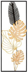 Διακοσμητικό Τοίχου Nazo 279ENZ1841 32x5x90cm Black-Gold Wallity Μέταλλο