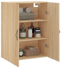 vidaXL Ντουλάπι Επιτοίχιο Sonoma Δρυς 69,5 x 34 x 90 εκ. Επεξεργ. Ξύλο