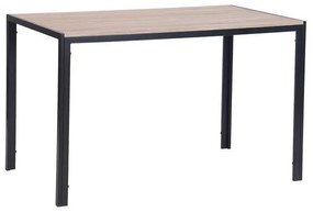 Τραπέζι GABO 120x70cm Sonoma/Βαφή Μαύρη