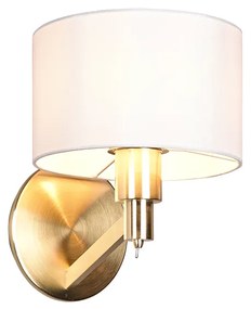 Cassio Μοντέρνο Φωτιστικό Τοίχου με Ντουί E27 σε Χρυσό Χρώμα Πλάτους 23cm Trio Lighting 214470108