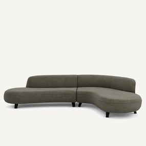 Γωνιακός καναπές από βαμβάκι λίνο - Rosebury design E.Gallina