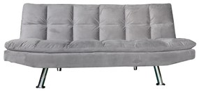 Καναπές Κρεβάτι Τριθέσιος ArteLibre ALMIDA Γκρι Σκούρο 182x92x93