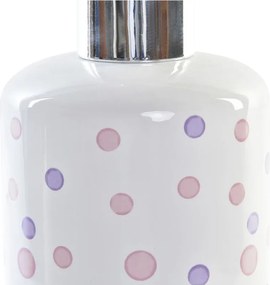 Σετ Μπάνιου DKD Home Decor Λευκό ABS Dolomite Πουα 7 x 7 x 17,5 cm (x2)