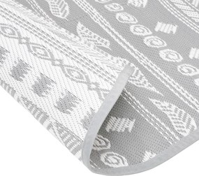 vidaXL Χαλί εξωτερικού χώρου ARAKIL γκρι Ø120 cm PP