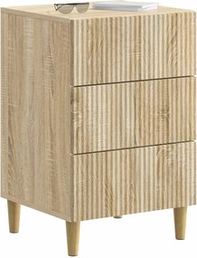 vidaXL Κομοδίνο Sonoma Δρυς 43 x 41 x 66,5 εκ. Επεξεργασμένο Ξύλο
