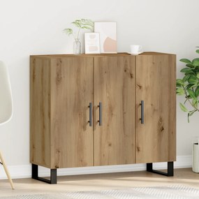 vidaXL Μπουφές με 3 Πόρτες από Καρυδιά 90x34x80 εκ. Επεξεργασμένο Ξύλο
