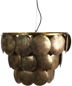 Φωτιστικό Κρεμαστό ArteLibre Καφέ Μέταλλο 54.5x54.5x41.5cm-05150818