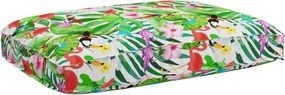vidaXL Μαξιλάρι Floral Πολύχρωμο 120 x 80 x 12 cm Ύφασμα Όξφορντ