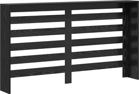 vidaXL Καπάκι Καλοριφέρ Μαύρη Οξυά 149 x 20 x 82 cm Επεξεργασμένο ξύλο