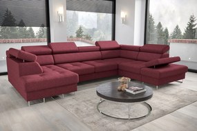 Γωνιακός καναπές Gelito Max II-Kokkino-Δεξιά