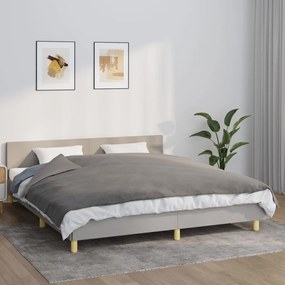 vidaXL Κουβέρτα Βαρύτητας με Κάλυμμα Γκρι 155x220 εκ. 11 κ. Υφασμάτινη