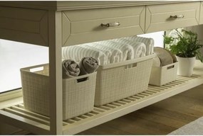 Καλάθι για τα Ρούχα Curver Yute Λευκό Πλαστική ύλη 45 L