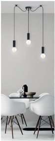 SE21-BL-4-BL3 ADEPT TUBE Black Pendant+