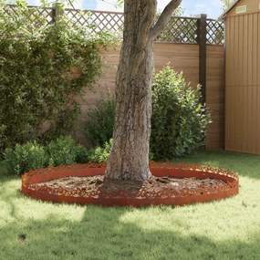 vidaXL Περιγράμματα γκαζόν 30 pcs Σκ rusty 103 x 0,05 x 22 εκ