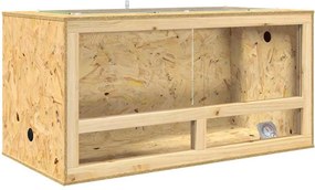 vidaXL Terrarium Καφέ 100 x 50 x 50 cm OSB