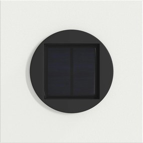 vidaXL Ηλιακό LED Φως Δρόμου 2 pcs Θερμό λευκό 18 x 18 x 80 εκ.