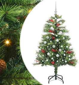 vidaXL Τεχνητό Χριστουγεννιάτικο Δέντρο 150 LED Θερμό λευκό Πράσινο