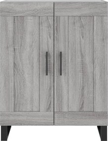vidaXL Ντουλάπι Γκρι Sonoma 69,5 x 34 x 90 εκ. από Επεξεργασμένο Ξύλο