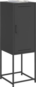 vidaXL Ντουλάπι Μαύρο 36x39x107 εκ. από Ατσάλι