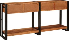 vidaXL Τραπέζια Κονσόλες 2 τμχ. Καφέ 161 x 33 x 75 εκ
