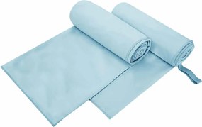 vidaXL Αθλητικές Πετσέτες 2 pcs Μπλε 200 x 100 cm