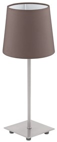Φωτιστικό Επιτραπέζιο Lauritz 92882 Brown Eglo Μέταλλο,Ύφασμα
