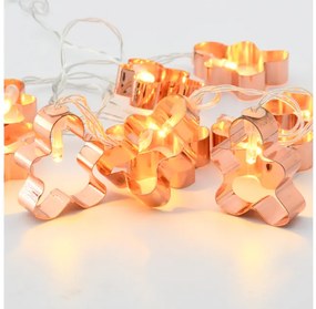 Λαμπάκια Σειρά 10 LED IP20 METAL STRING LIGHTS Μπισκότο Χάλκινο XD10WW2A ACA-XD10WW2A-Χάλκινο XD10WW2A