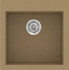 Sanitec Classic 339 (50×50) - Γρανιτένιος νεροχύτης - Metallic COFFE