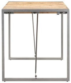 vidaXL Τραπεζαρία 140 x 70 x 75 εκ. από Μασίφ Ακατέργαστο Ξύλο Μάνγκο