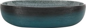vidaXL Νιπτήρας Οβάλ Τιρκουάζ 59 x 40 x 14 εκ. Κεραμικός