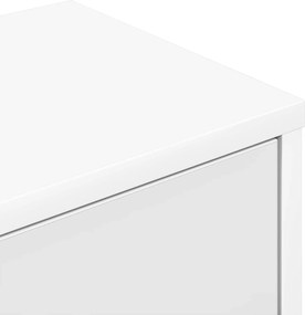 vidaXL Ράφι Γωνίας Τοίχου Λευκό 48 x 48 x 120 εκ. Επεξεργασμένο Ξύλο