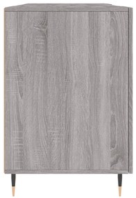 vidaXL Γραφείο Γκρι Sonoma 140 x 50 x 75 εκ. από Επεξεργασμένο Ξύλο