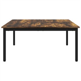 vidaXL Τραπεζάκι σαλονιού Καπνιστό Δρύς 100 x 100 x 45 cm