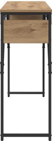 vidaXL ΤραπέζιΚονσόλας Artisan Oak Επεξεργασμένο ξύλο 105x30x75εκ.