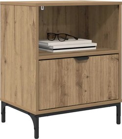 vidaXL Κομοδίνο 2 τεμ. artisan δρυς 49 x 36 x 61 εκ Επεξεργασμένο ξύλο