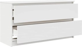 vidaXL Έπιπλο Τηλεόρασης Λευκό 100x35x54 εκ. Επεξεργασμένο Ξύλο