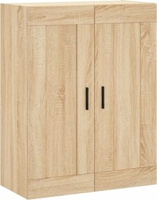 vidaXL Ντουλάπι Sonoma δρυς 69,5 x 34 x 180 εκ. από Επεξεργασμένο Ξύλο
