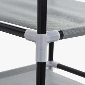 ντουλάπι παπουτσιών Γκρι 60,5x30x97 cm Μη υφασμένο ύφασμα - Γκρι