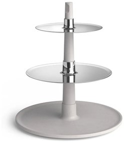 Ορντερβιέρα 3 Θέσεων Patore 30632 28,6/23/18x32,7cm Inox-White Zack Stainless Steel