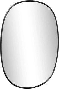 vidaXL Καθρέφτης Τοίχου Μαύρος 30x25 εκ.