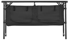 VEVOR Camping Kitchen Table Folding Portable Adjustable Cooking Station Storage